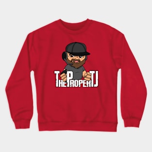 The Proper TJ White Crewneck Sweatshirt